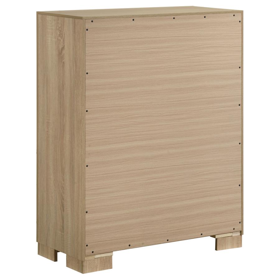 Nora 4-drawer Light Oak Chest