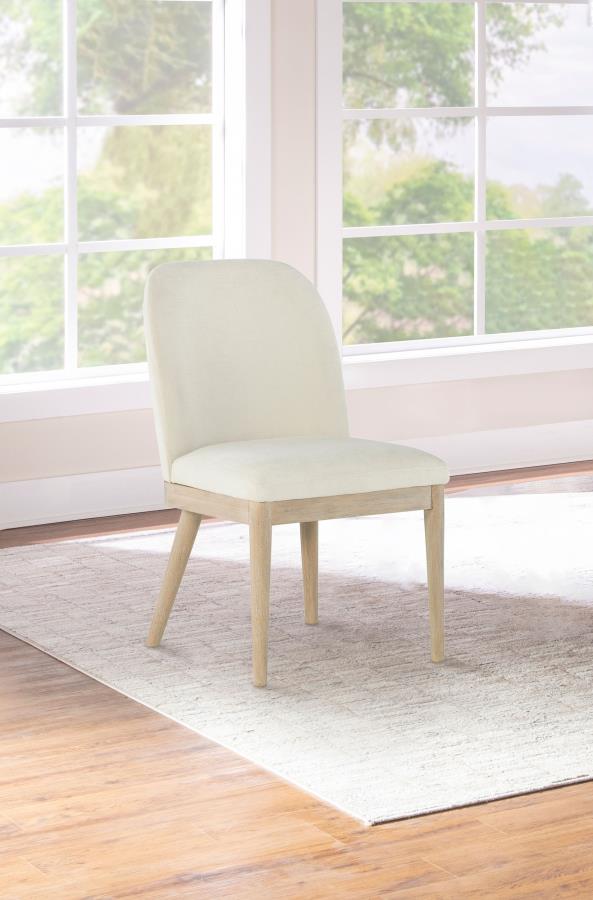Maria Upholstered Dining Side Chair Beige