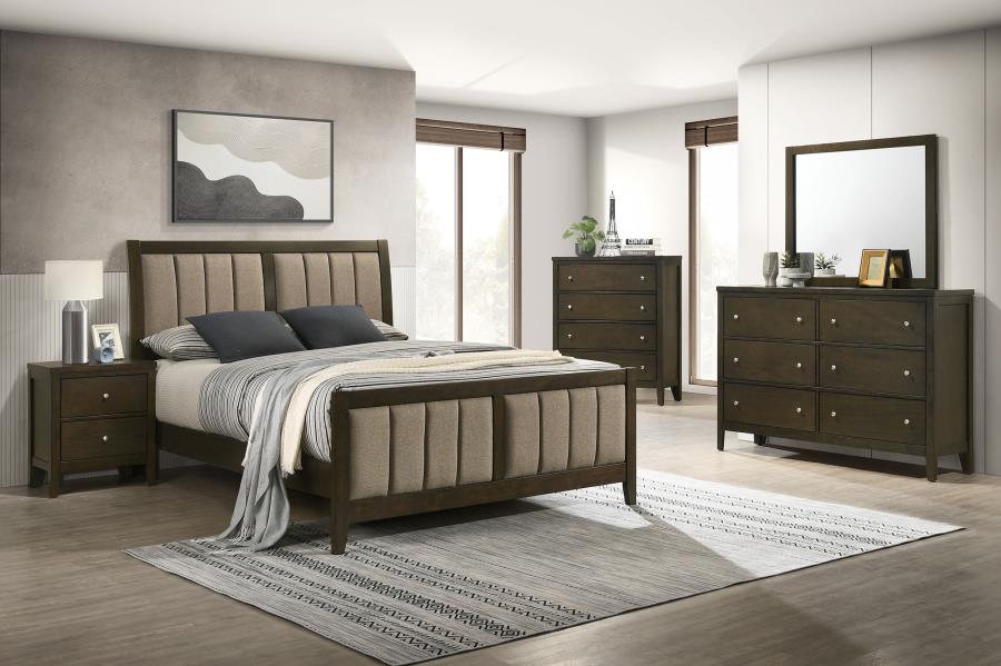 Velma 5-Piece Bedroom Set Dark Cocoa
