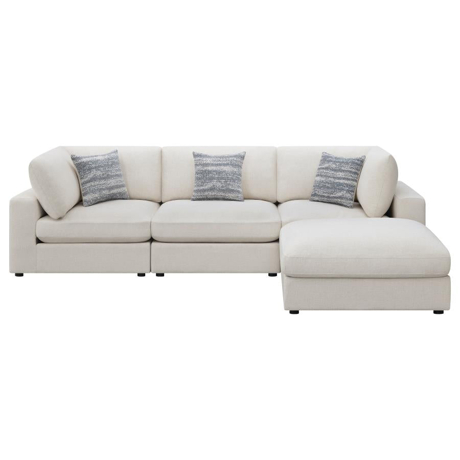 Talia Upholstered 4-Piece Modular Sectional